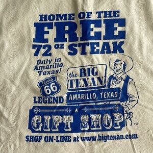 Texas Legendary Steak Graphic Tshirt